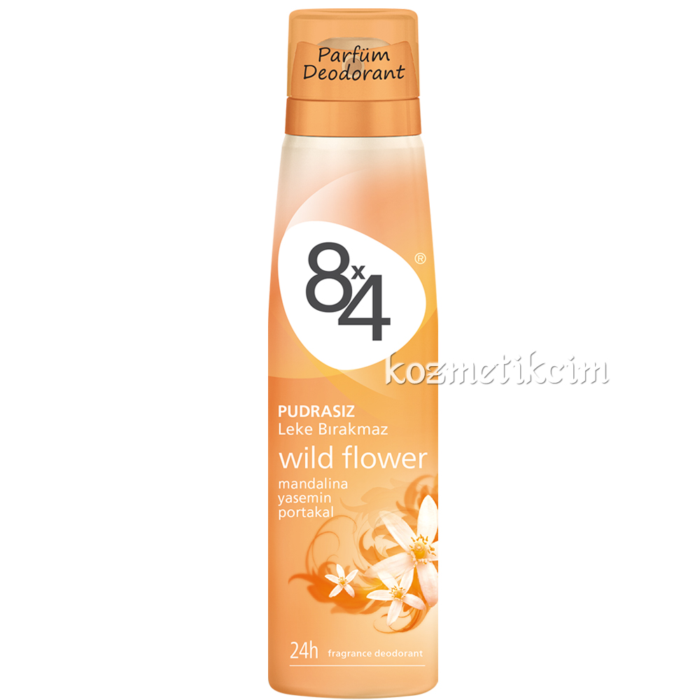 8x4 Wild Flower Deodorant 150 ml