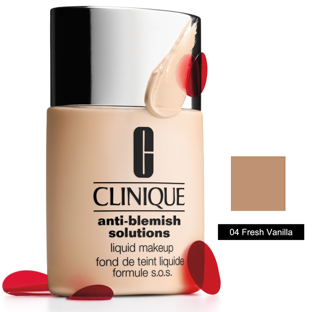 Clinique Anti-Blemish Liquid Makeup Sivilce Karşıtı Sıvı Fondöten 04 Fresh Vanilla