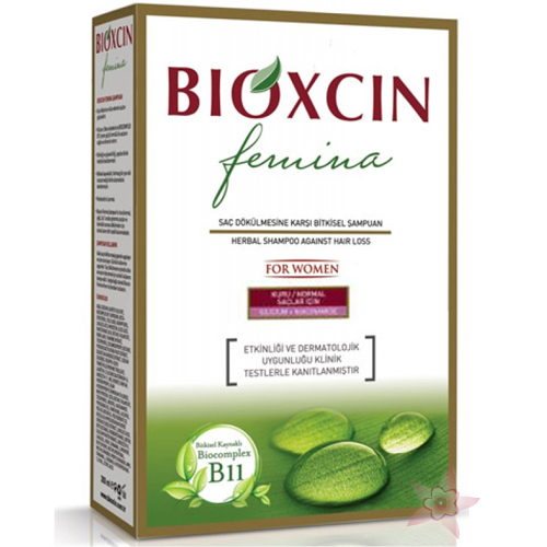 Bioxcin Femina Saç Dökülmesine Karşı Şampuan 300 ml  Kuru/Normal Saçlar İçin 