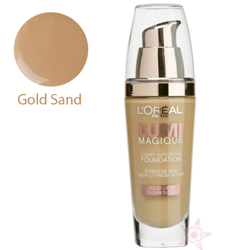 L'Oréal Lumi Magique Fondöten Gold Sand