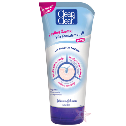 Clean&Clear Peeling Özellikli Yüz Temizleme Jeli 150 ml
