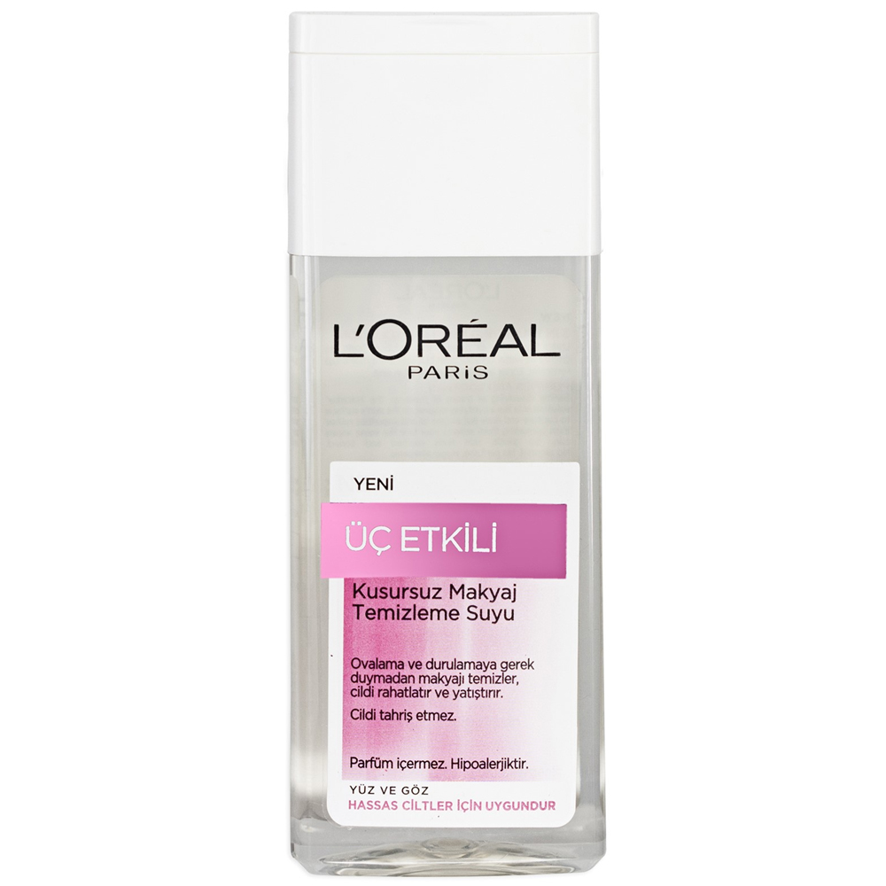 L'Oréal Üç Etkili Kusursuz Makyaj Temizleme Suyu 200 ml 
