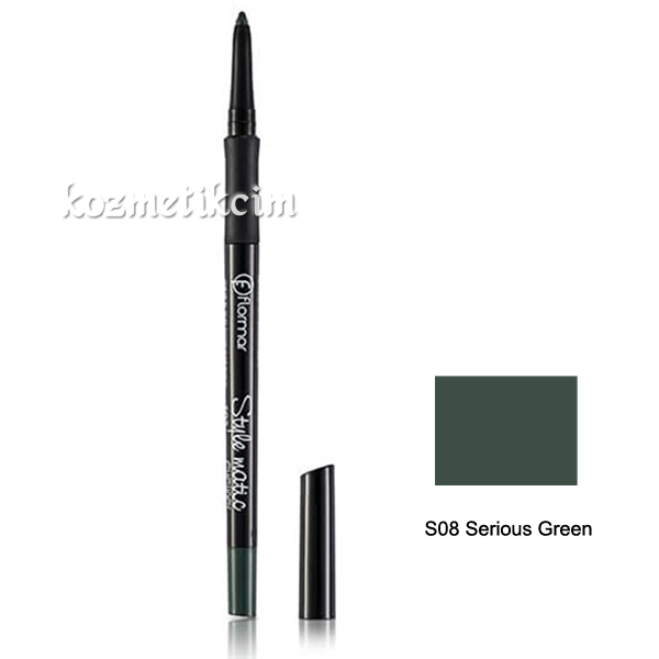 Flormar Style Matic Eyeliner S08 Serious Green