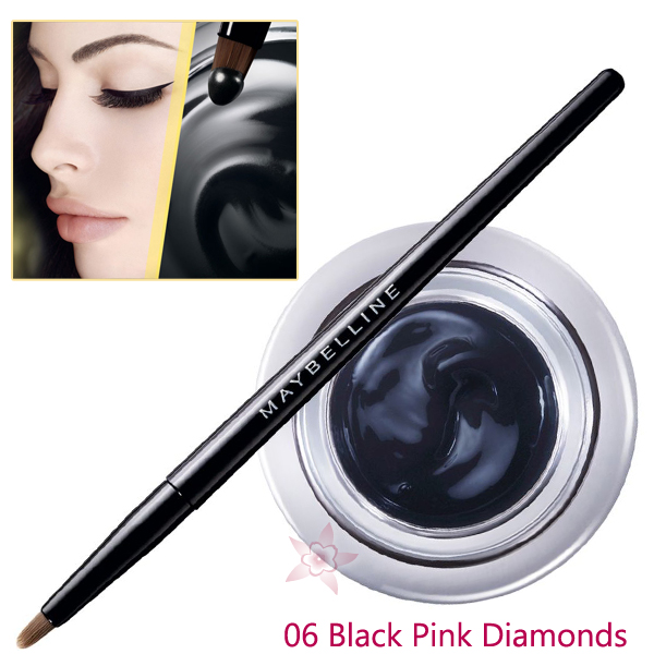 Maybelline Eyestudio Lasting Drama Gel Eyeliner 24H  06 Black Pink Diamonds