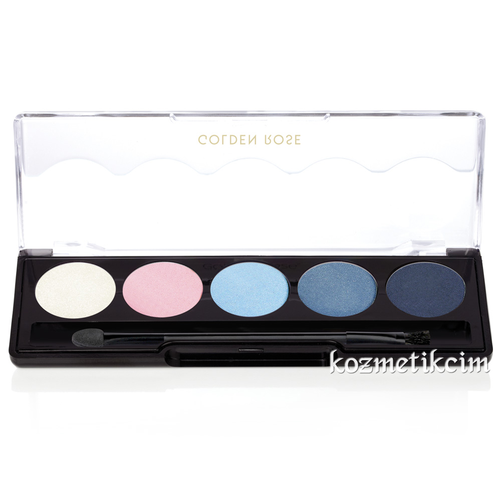 Golden Rose Professional Palette Eyeshadow -5 li Far  101 Blue Line