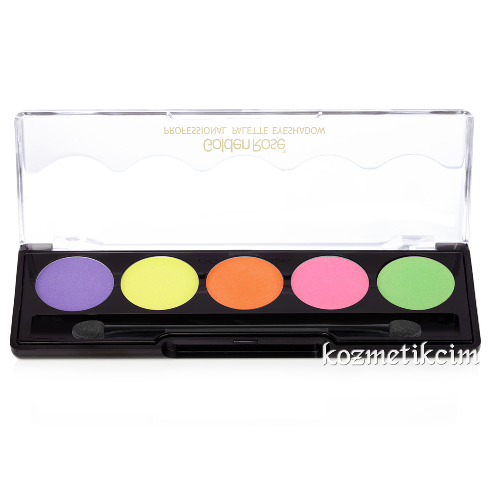 Golden Rose Professional Palette Eyeshadow -5 li Far  107 Neon Line