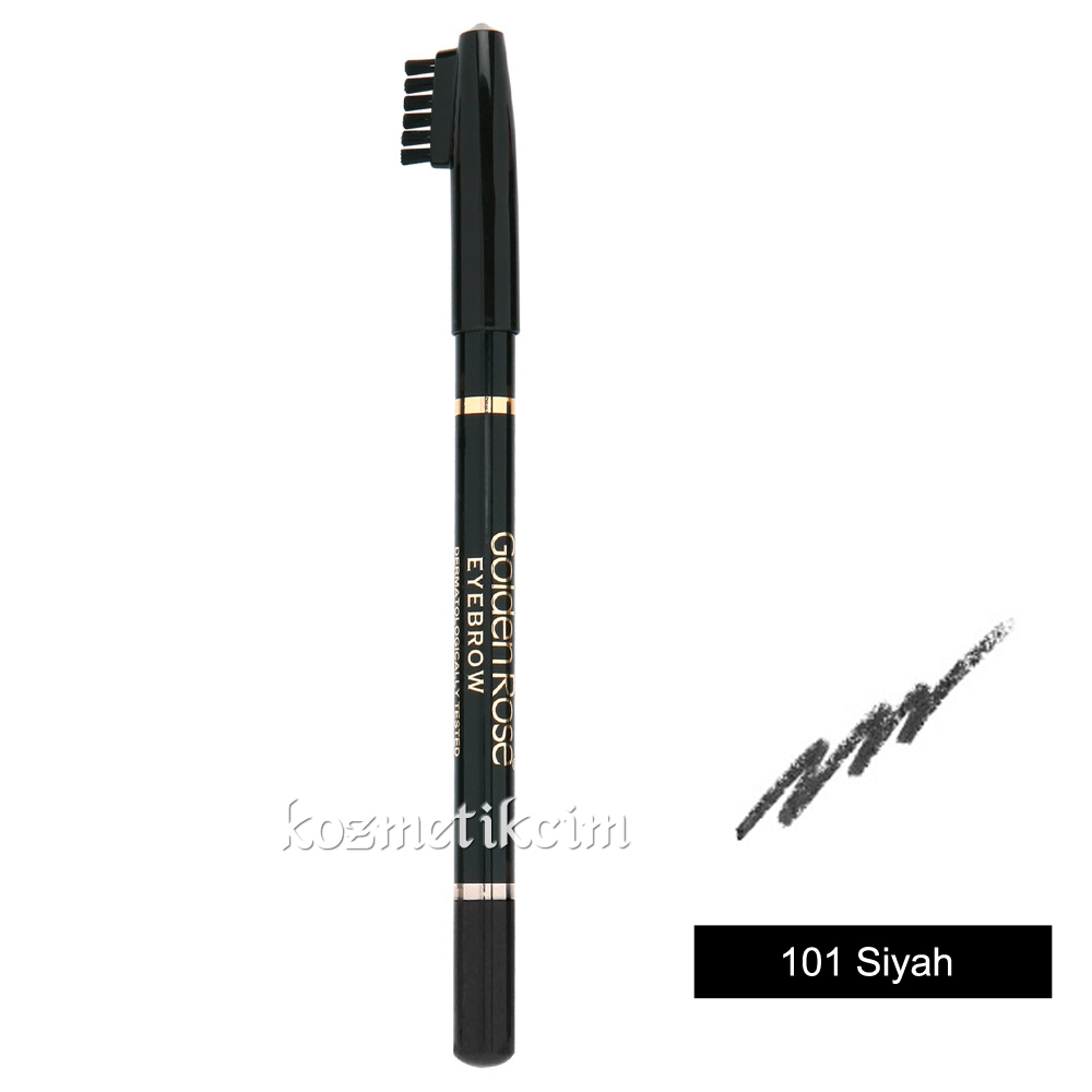 Golden Rose Eyebrow Pencil  Kaş Kalemi 101 Siyah