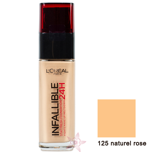 L'Oréal Infallible Stay Fresh Fondöten 125 Naturel Rose