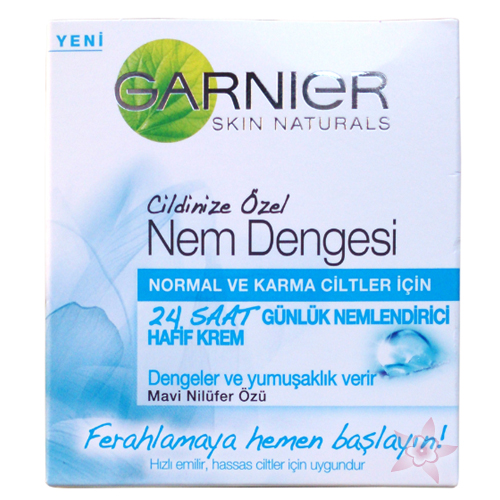 Garnier Skin Naturals Nem Dengesi Normal ve Karma Ciltler İçin Nemlendirici Krem 50 ml 