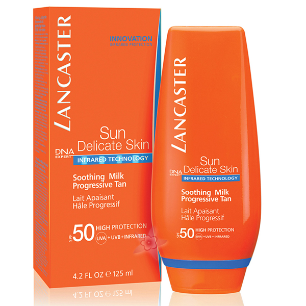 Lancaster Sun Delicate Skin Soothing Milk Spf 50 - Yüz ve Vücut 125 ml 