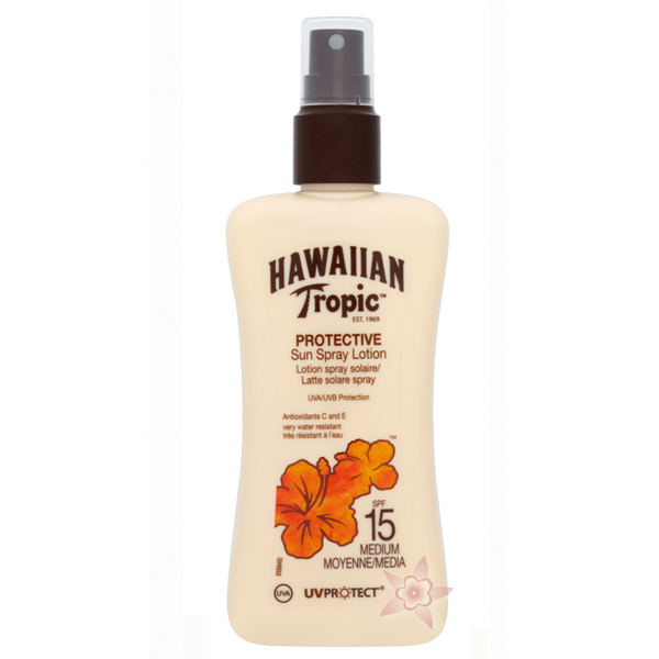 Hawaiian Tropic Protective Sun Spray Lotion Spf 15-Koruyucu Güneş Losyonu 200 ml 