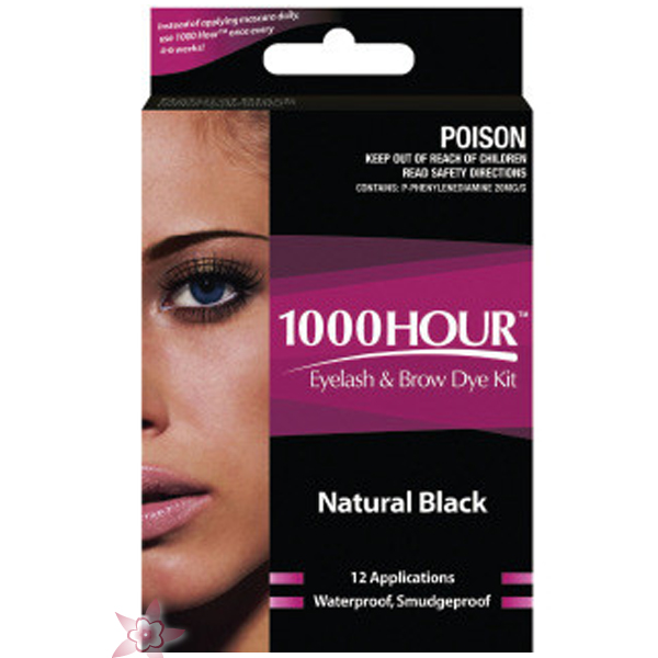 1000 Hour Kaş Kirpik Boyası Siyah