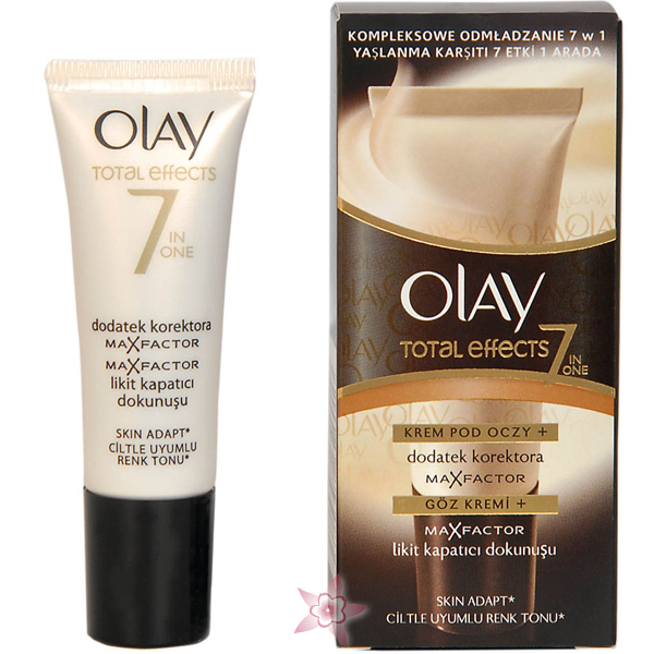 Olay Total Effects Göz Kremi  Max Factor Likit Kapatıcı Dokunuşu 