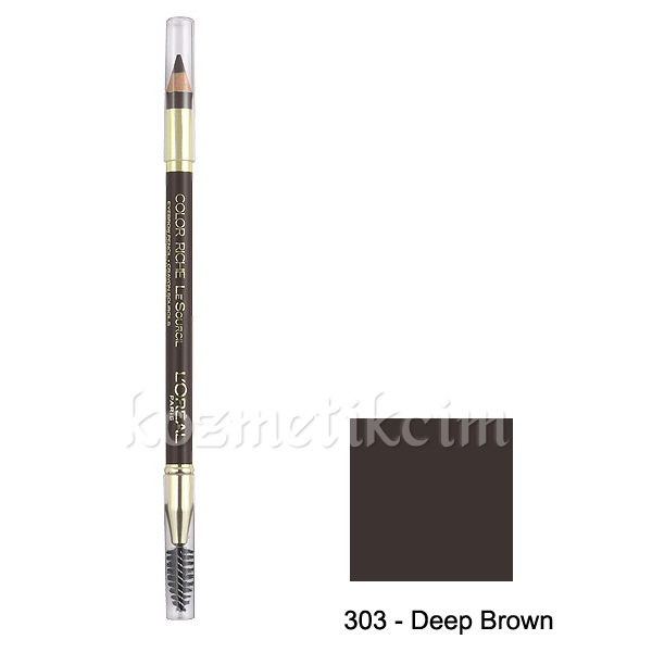 L'Oréal Color Riche Le Sourcil Kaş Kalemi 303 Deep Brown