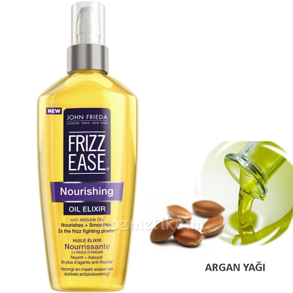 John Frieda Frizz Ease Nourishing Oil Elixir Besleyici & Pürüzsüzleştirici Argan Bakım Yağı