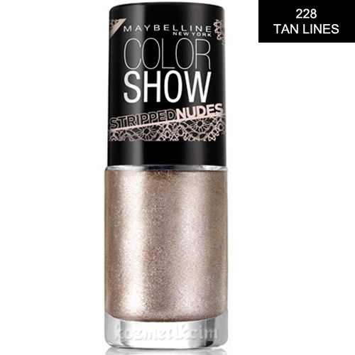 Maybelline Color Show Stripped Nudes Oje 228