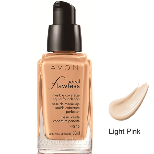 AVON ideal Flawless invisible Coverage Fondöten SPF-15 Light Pink