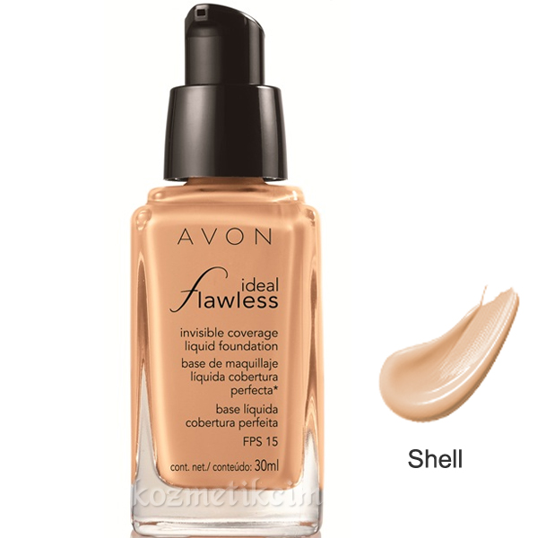 AVON ideal Flawless invisible Coverage Fondöten SPF-15 Shell