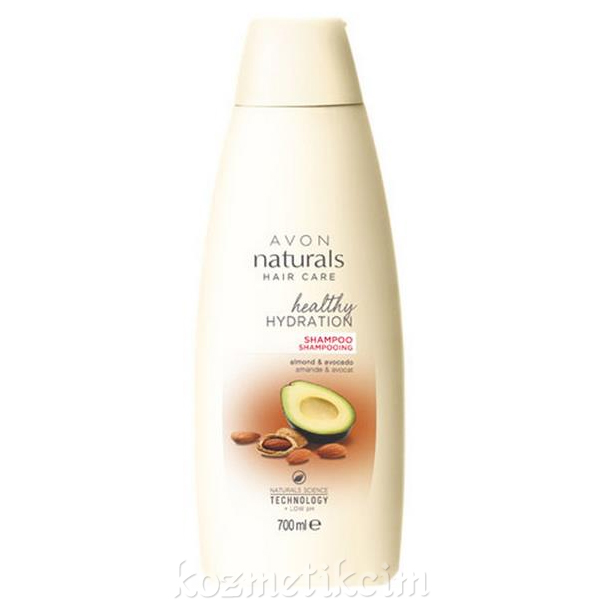 AVON Naturals Hair Care Badem & Avokado Özü İçeren Onarıcı Şampuan 700 ml