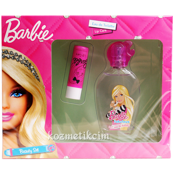 Barbie Fabulous 50 ml Edt Çocuk Parfüm Seti Dudak Kremli