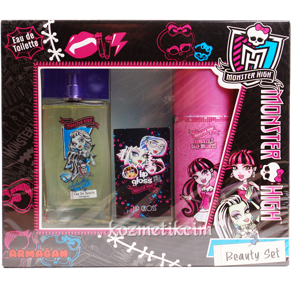 Monster High Edt 50 ml Çocuk Parfüm Seti Renkli Saç Spreyli