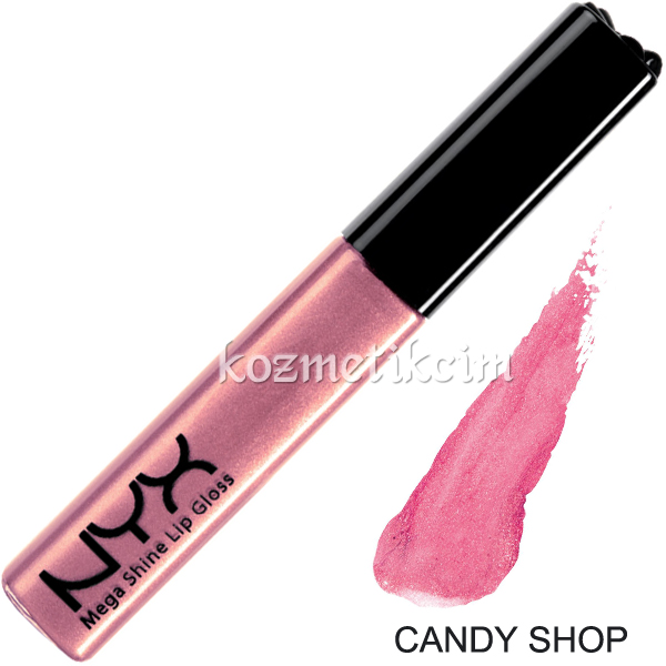 NYX Mega Shine Lip Gloss Dudak Parlatıcı Candy Shop