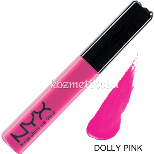 NYX Mega Shine Lip Gloss Dudak Parlatıcı Dolly Pink