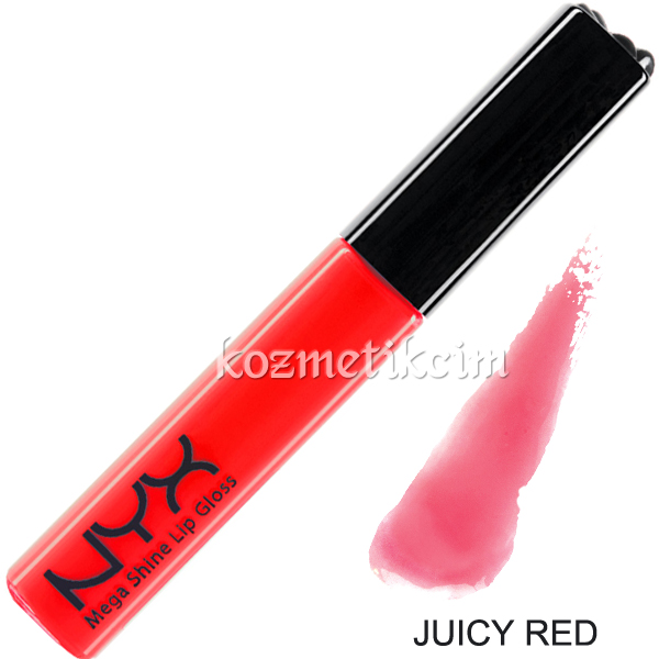 NYX Mega Shine Lip Gloss Dudak Parlatıcı Juicy Red