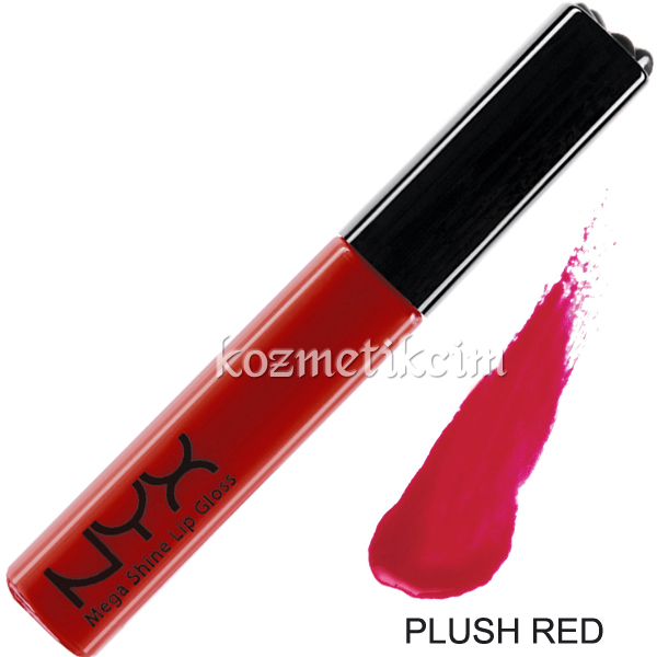NYX Mega Shine Lip Gloss Dudak Parlatıcı Plush Red