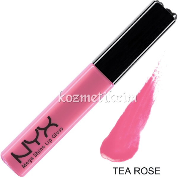 NYX Mega Shine Lip Gloss Dudak Parlatıcı Tea Rose
