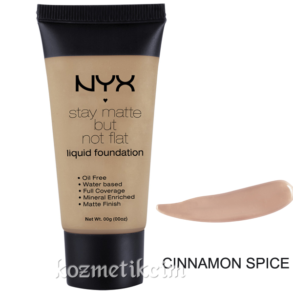 NYX Stay Matte But Not Flat Fondöten Cinnamon Spice