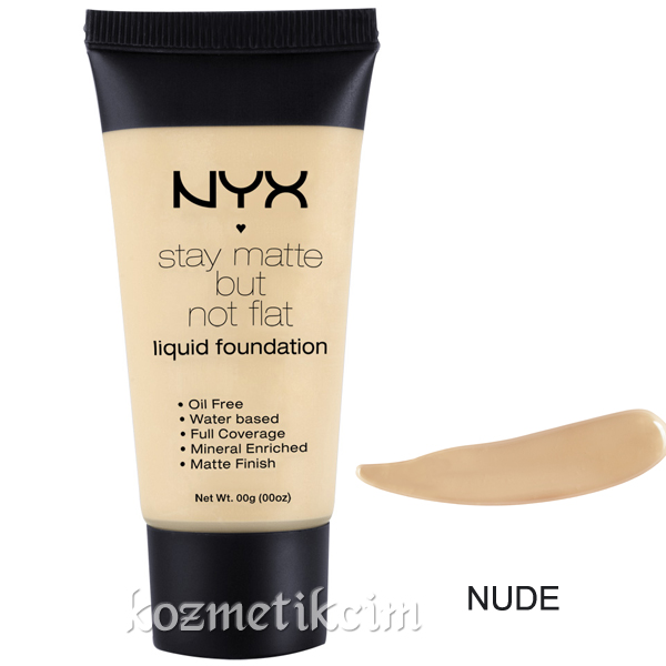 NYX Stay Matte But Not Flat Fondöten Nude