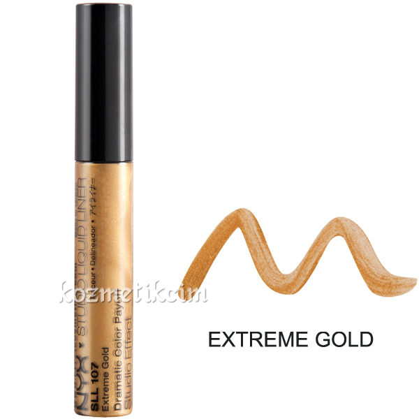 NYX Studio Liquid Eye Liner Extreme Gold