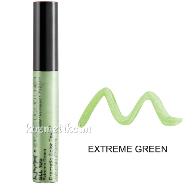 NYX Studio Liquid Eye Liner Extreme Green