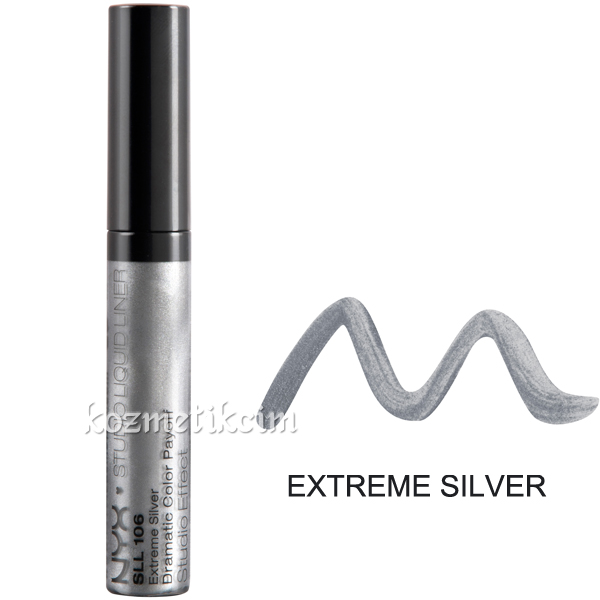 NYX Studio Liquid Eye Liner Extreme Silver
