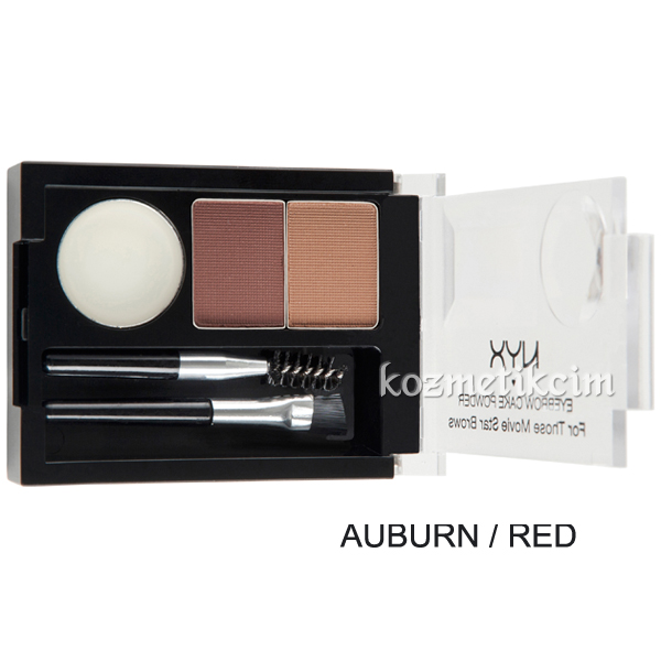 NYX Eyebrow Cake Powder Kaş Pudrası Auburn / Red