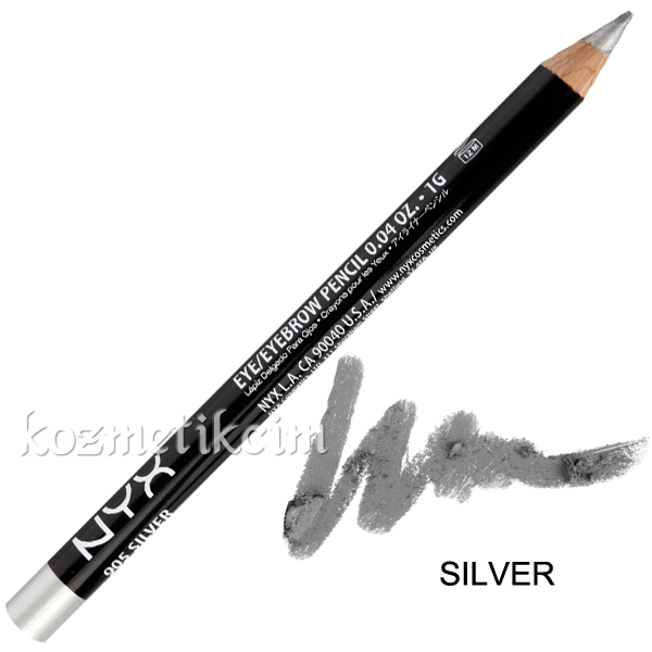 NYX Slim Eye Pencil - Göz Kalemi  Silver