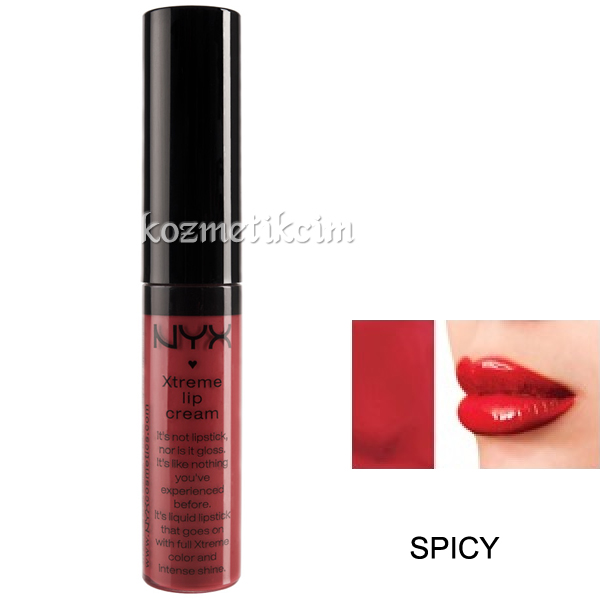 NYX Xtreme Lip Cream Yoğun Dudak Parlatıcı Spicy