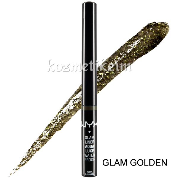NYX Glam Liner Aqua Luxe Collection Eye Liner Glam Golden