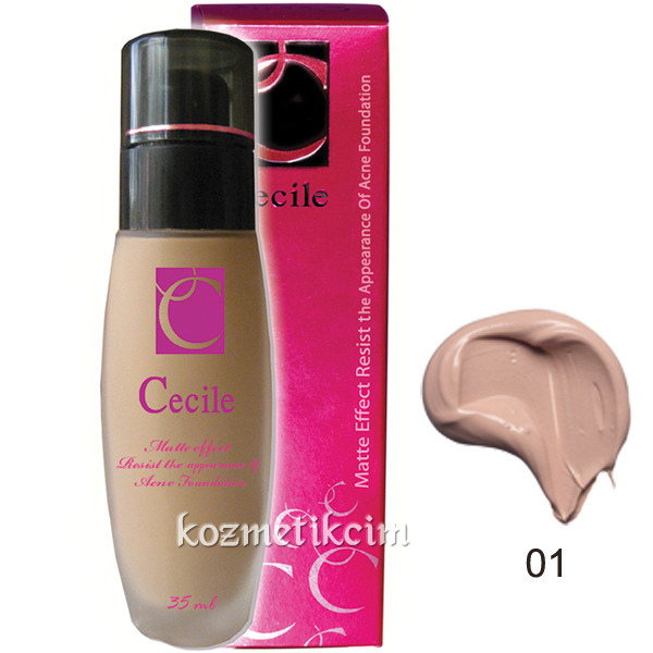 Cecile Matte Effect Resist The Appearance Of Acne Foundation 01