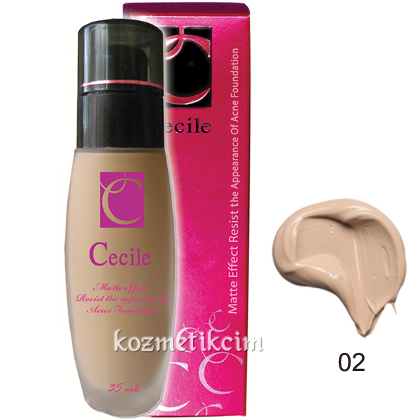 Cecile Matte Effect Resist The Appearance Of Acne Foundation 02