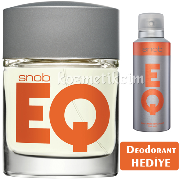 Snob EQ 100 ml EDT Erkek Parfümü - 150 ml Deodorant Hediyeli