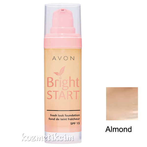 AVON Bright Start Tazelenmiş Görünüm Veren Aydınlatıcı Fondöten Almond