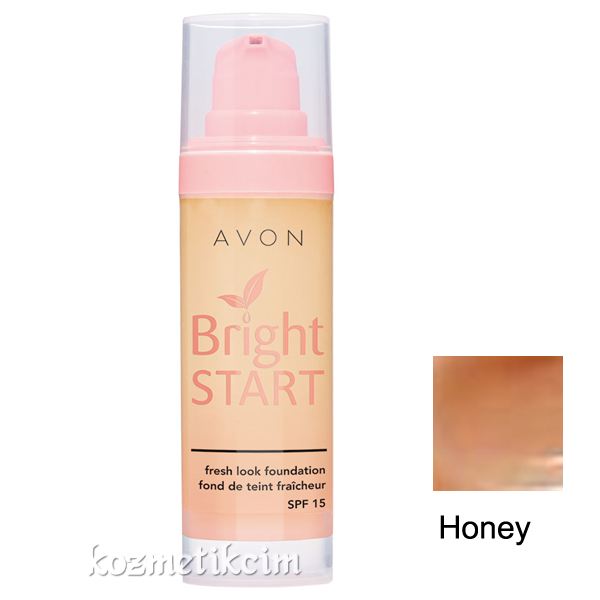 AVON Bright Start Tazelenmiş Görünüm Veren Aydınlatıcı Fondöten Honey