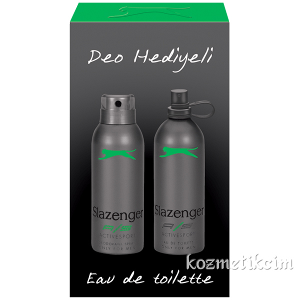 Slazenger Active Sport Yeşil 125 ml EDT Erkek Parfümü Deodorant Hediyeli