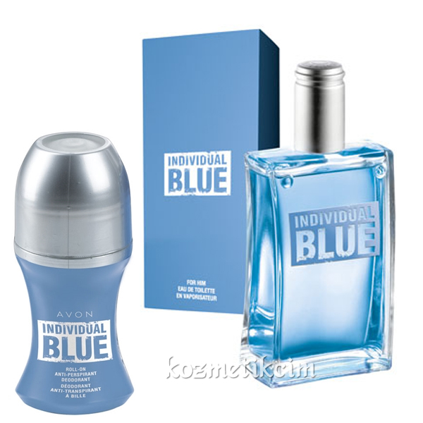 AVON Individual Blue 100 ml Erkek Parfümü 2 li Set