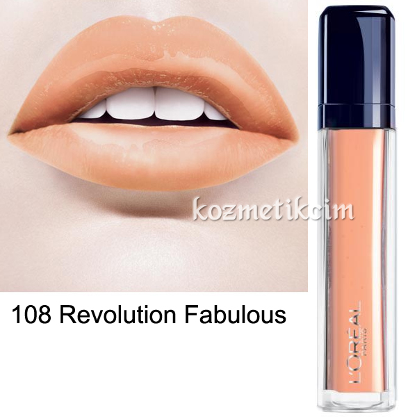 L'Oréal Infallible Mega Gloss Ruj 108 Revolution Fabulous