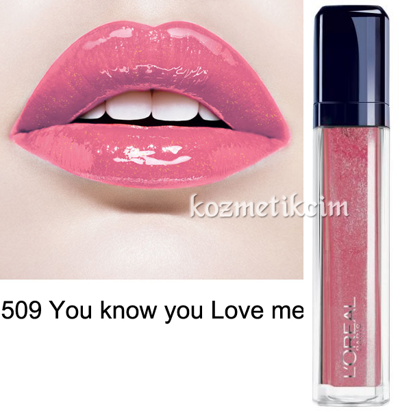 L'Oréal Infallible Mega Gloss Ruj 509 You know you Love me