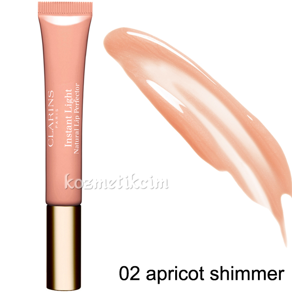 Clarins Instant Light Natural Lip Perfector 02 apricot shimmer
