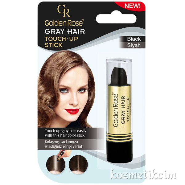 Golden Rose Gray Hair Touch-Up Stick Saç Beyaz Kapatıcı Siyah
